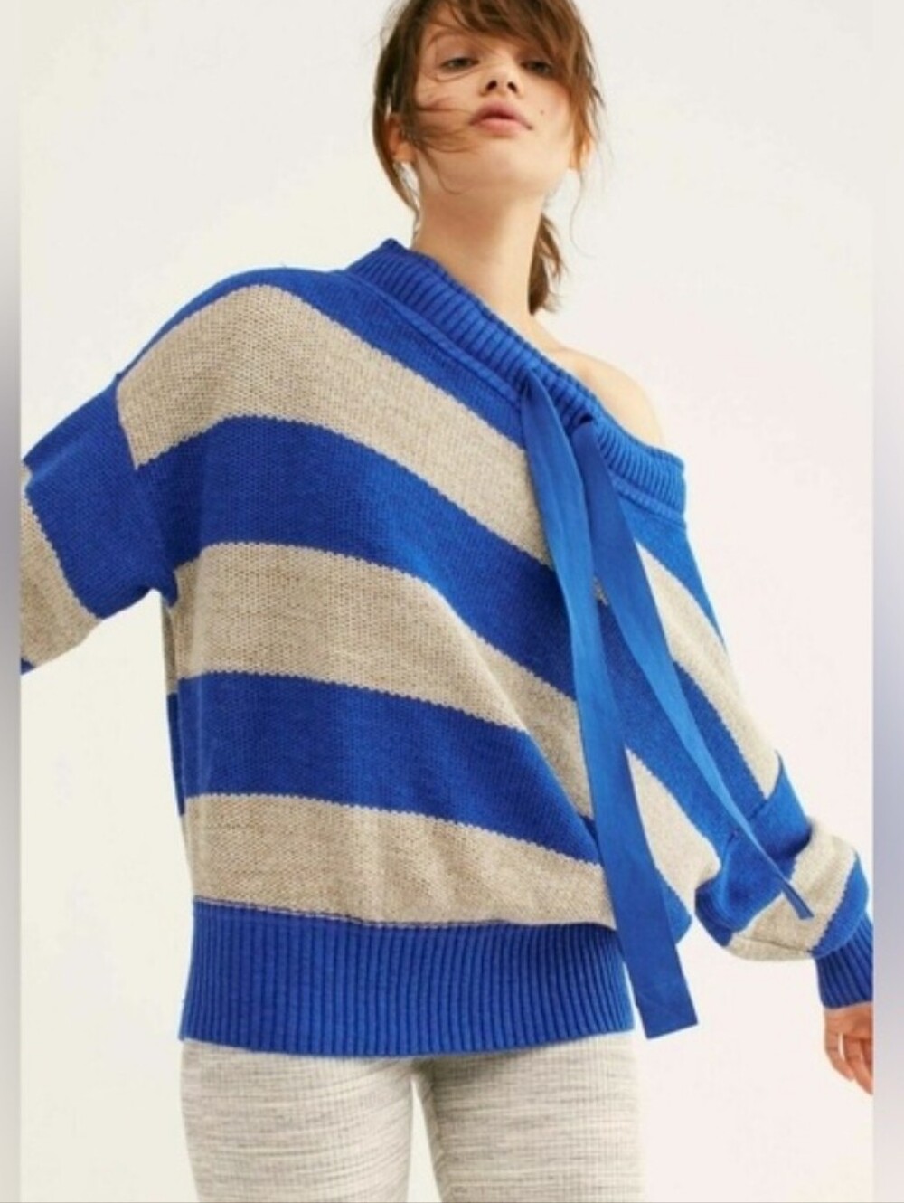 NWT! Free People Cassidy Off the Shoulder Pullover Sz Small - Picture 8 of 9